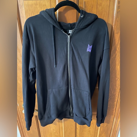 BTS Official Tiny Tan Zip-Up Hoodie Women’s Size XL - Picture 4 of 7